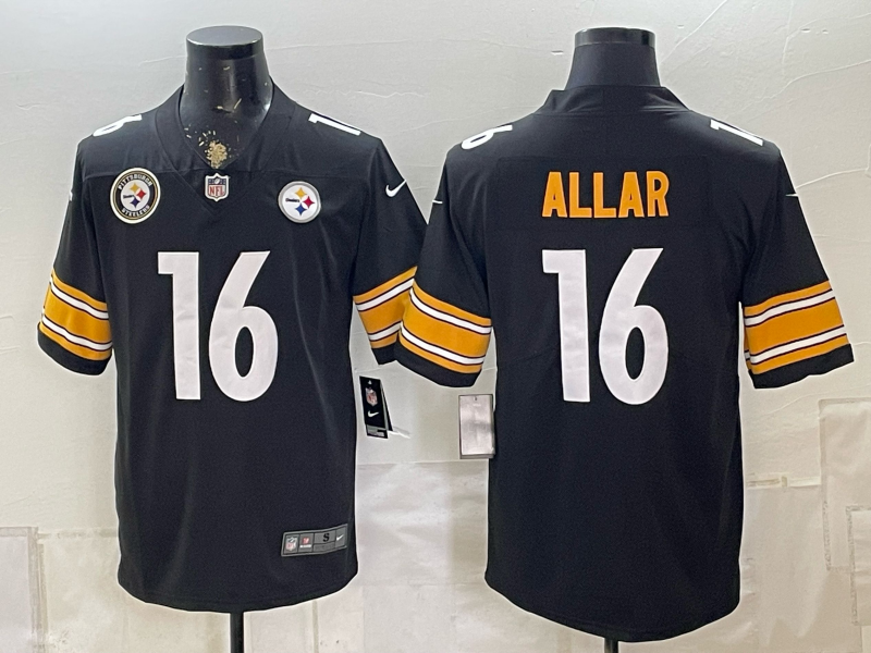 2026 Men Pittsburgh Steelers #16 Allar Black Limited Nike NFL Jersey 0826004
